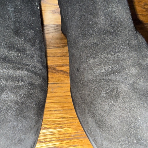 Aquatalia Wedge Ankle Boots Black Suede 8.5 NWOT - Picture 3 of 7